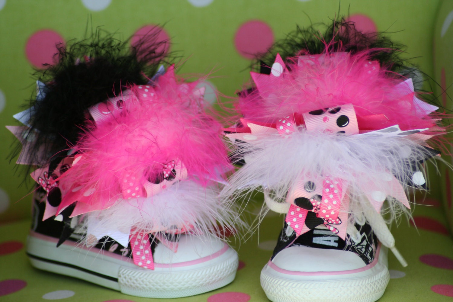 Over the TOP FuNkY Mouse Boutique Shoe Bows