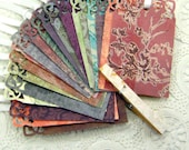 Wedding Guest Book Alternative LARGE WiSH TREE TAGS - Old World Collection (Escort Card-Place Cards-Wedding Shower) set of 20