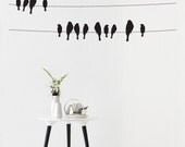 Birds on a wire Vinyl Wall Sticker