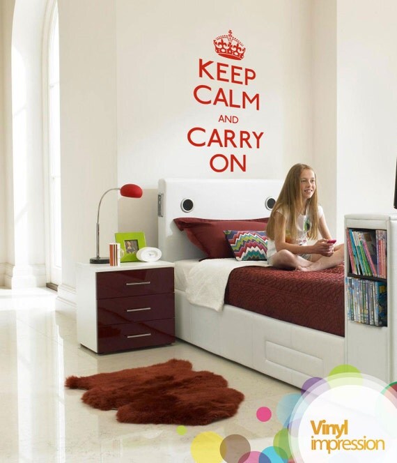Keep Calm Vinyl Wall Stickers