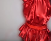 Bell top in  silk, satin, cotton and linen by FedRaDD on Etsy