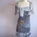 gray summer dres with love story in front