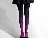 BZR Ombré tights in Fuchsian Violet