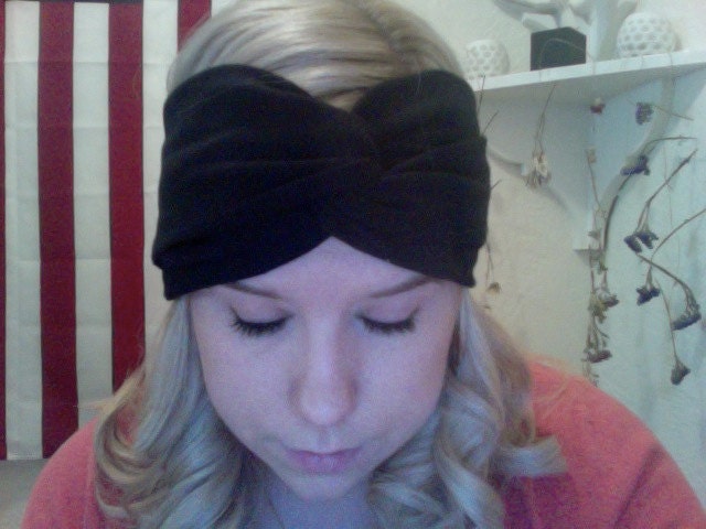 Black Turband Twist- Turban Headband