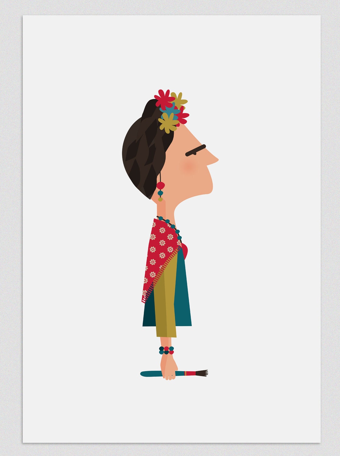 Illustration. Frida Kahlo