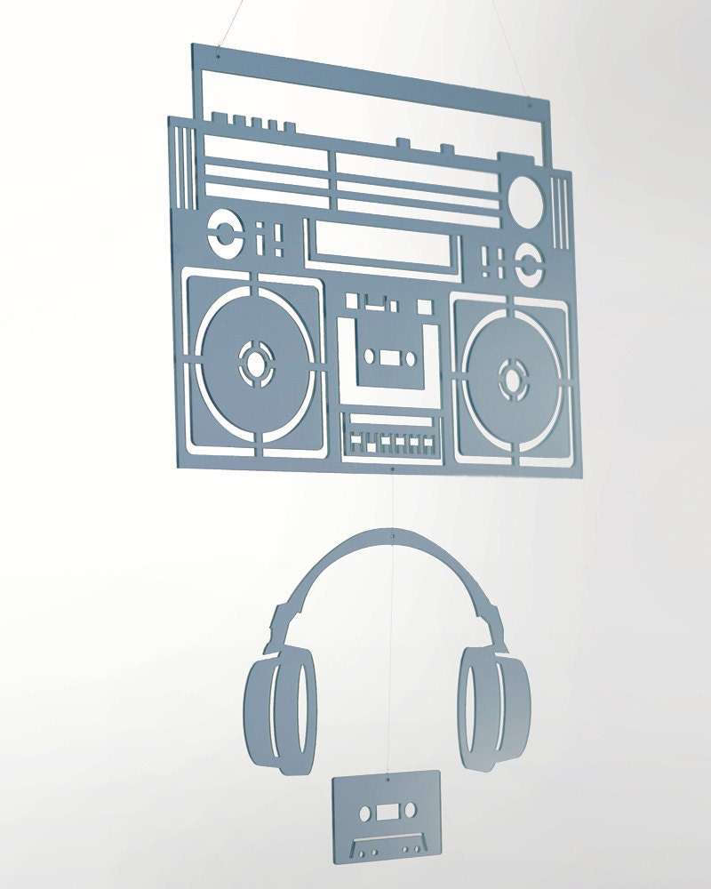 Boom Box Mobile (BLUE) in Recycled Eco Plastic