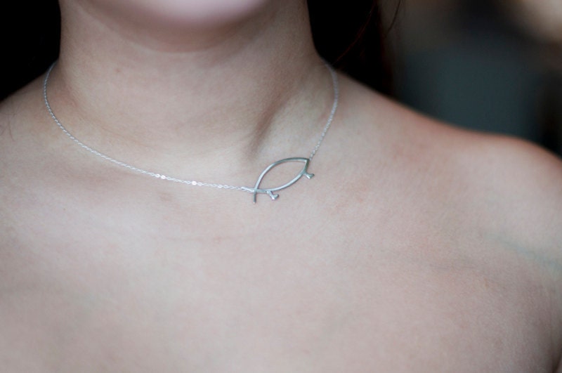 Darwin Fish Necklace