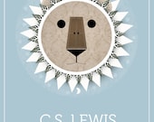 The Lion, the Witch and the Wardrobe Book Cover Design