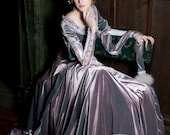 SALE Custom Size Renaissance Dress "Lady Rowena" exclusive velvet embroidered medieval gown
