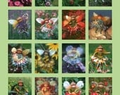Felt Wee Folk Blossom Fairies Poster