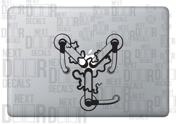Flux Capacitor Back to the Future Macbook Laptop Sticker Decal