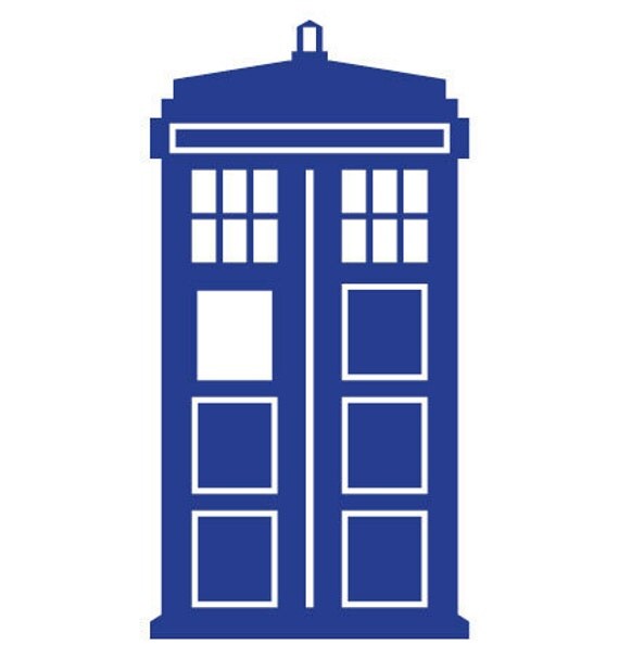 Dr Who / Doctor Who Tardis Vinyl Decal - Car, Ipad, MacBook, PC, Tablet