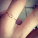 Gold Infinity Knot Ring