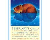 February's Child Print (Bear)
