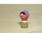 Small Pink Valentine Girl Plini Figurine