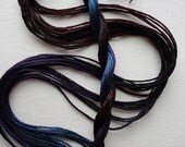 Embroidery floss hand dyed cotton "Blackbird"