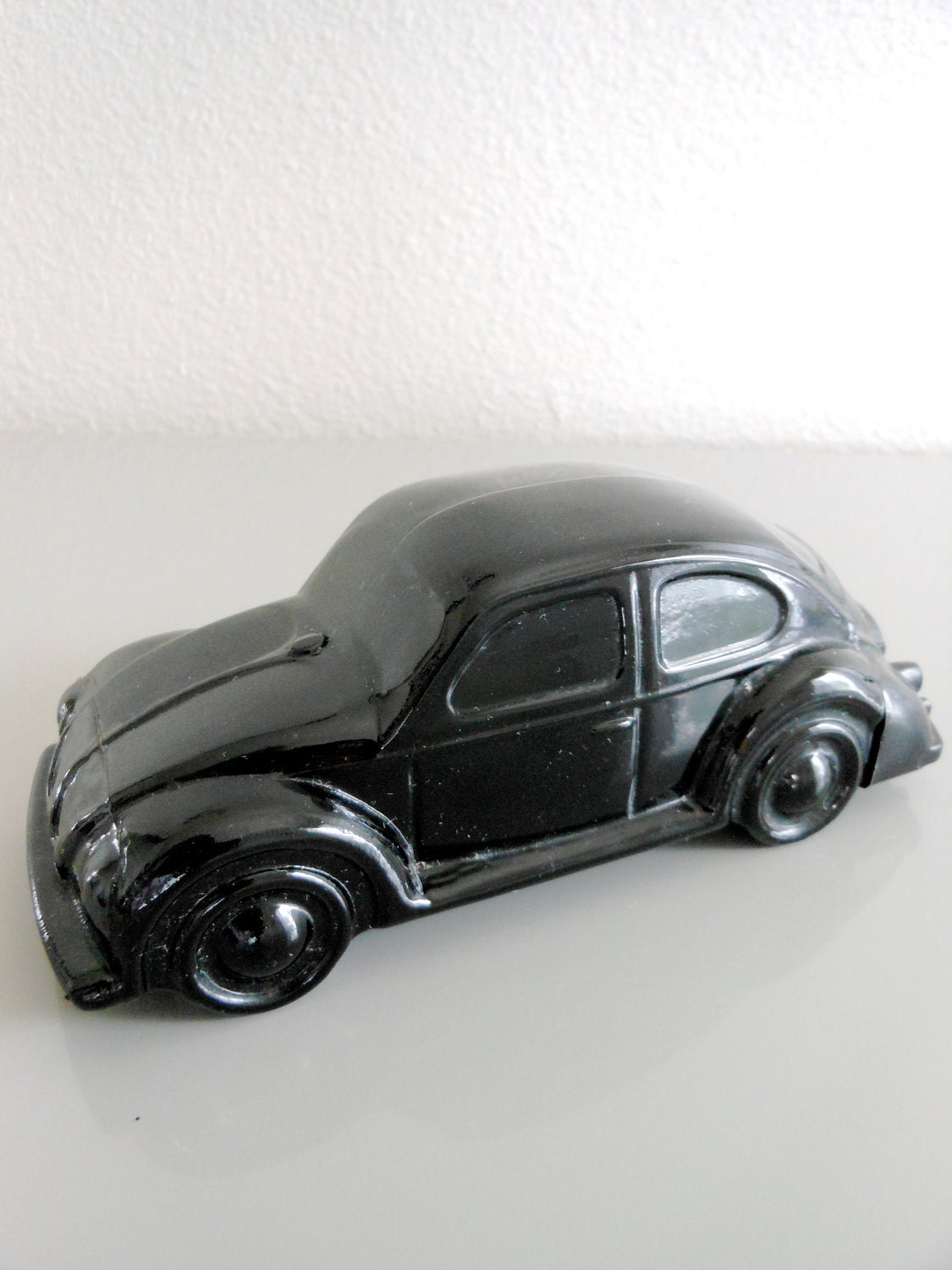 Vintage Avon Volkswagen Beetle Wild Country After Shave Glass Bottle