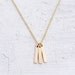 Gold rays - 14k gold filled bars fringe necklace - minimal jewelry gift for her
