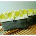 etsy wedding favor clutch rustic Linen bag purse Bridesmaid Clutch set 3 Grey Chartreuse Party Favor gift Pouch MakeUp