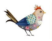 Bird wall art - 5x7