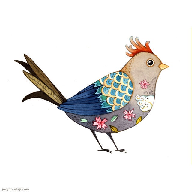 Bird wall art - 5x7