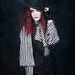 Striped Bastian Shirt & Ascot Set by Kambriel - Unisex design