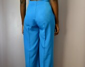 Blue Cross Back Wide Leg Jumpsuit