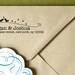 CUSTOM ADDRESS STAMP - Eco Friendly & self inking, gifts for wedding, housewarming, etsy labels, return address stamp "Love Birds1"