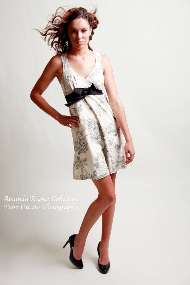 Black and White Dress, Made to Order