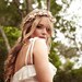 rustic flower bridal crown (adjustable) 'adeline'
