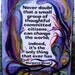 Inspirational Print MARGARET MEAD 5x7 "Never Doubt" Quotation Poster Wall Sayings Heartful Art by Raphaella Vaisseau