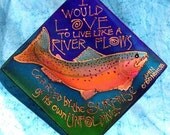 BrownTrout River Poetry Silk