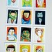 12 tiny portraits