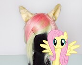 Fluttershy cosplay costume pony ears - My little pony friendship is magic - custom colours possible
