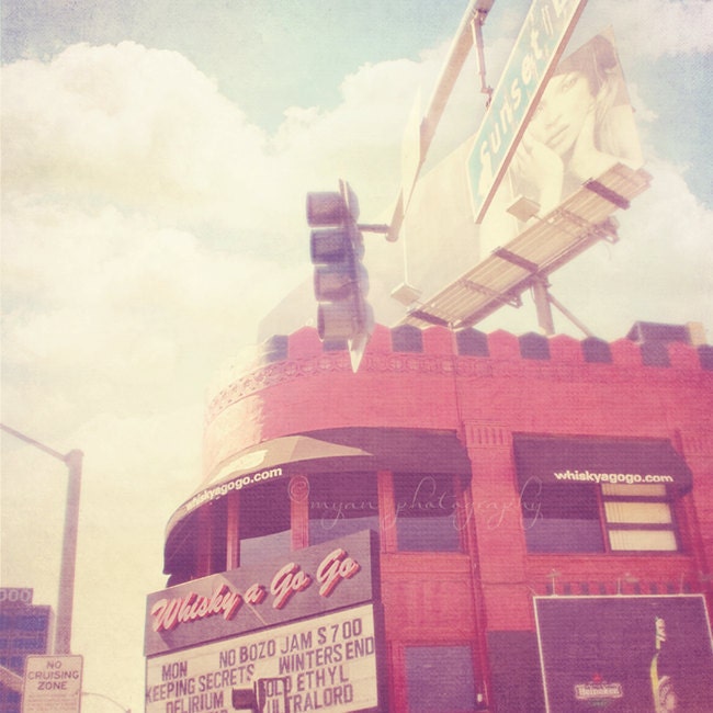 Los Angeles photography, the Whisky a Go Go photograph, West Hollywood California Sunset Strip nightclub, music scene, rock star, the Doors