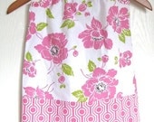 Girl Clothing - Pillowcase Dress - Girl Dress in Pink Dolce Flowers