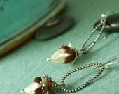 Baroque Pearl Flower Buds in Sterling and Copper