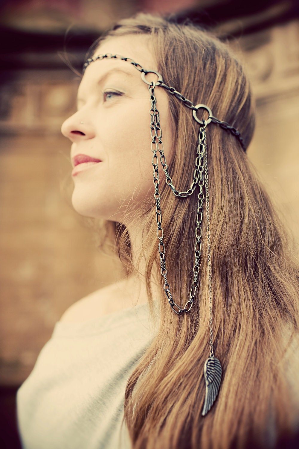 Chain headdress with Silver Wings . . .