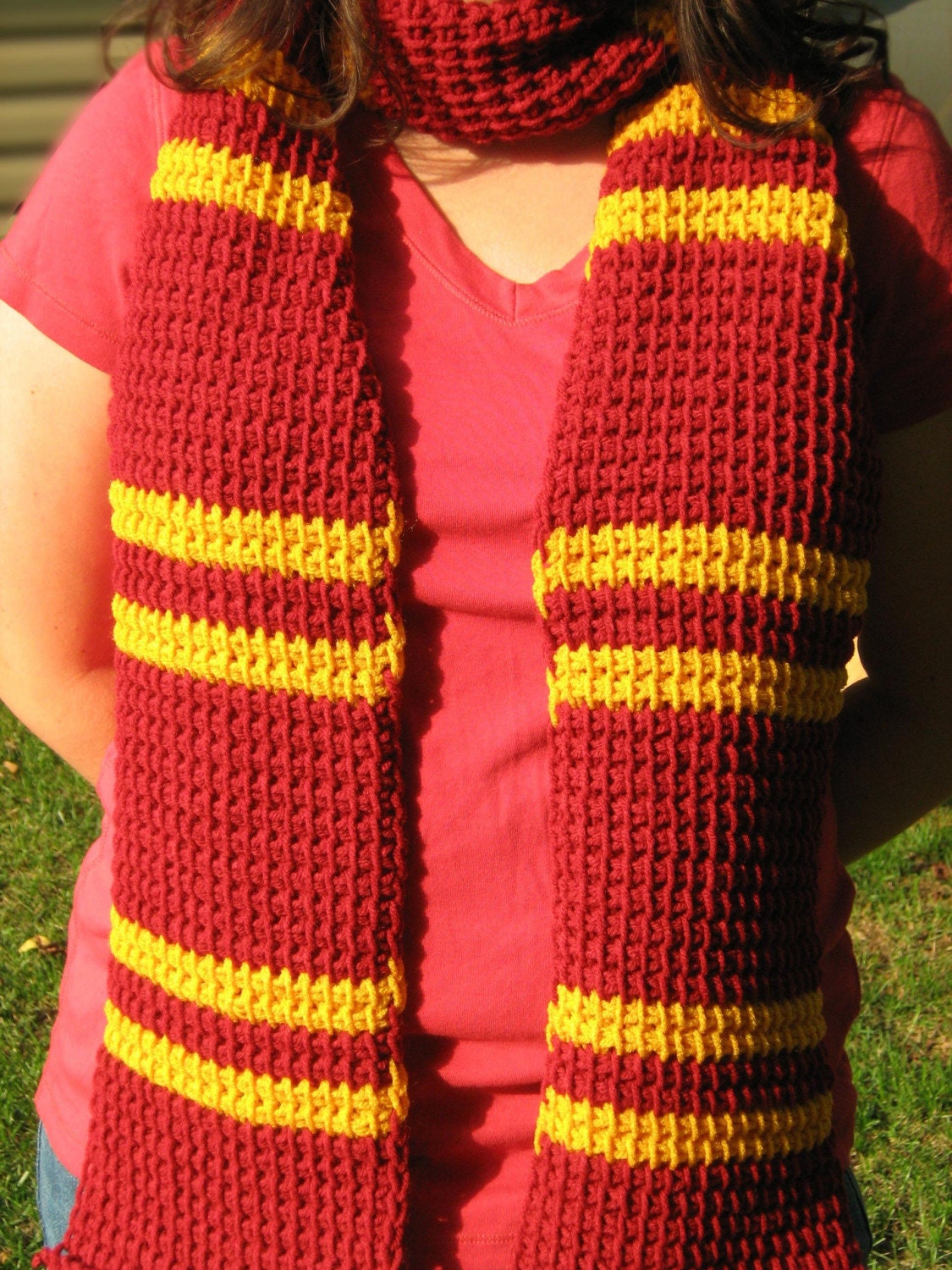 Gryffindor "Harry Potter" scarf -- newer style