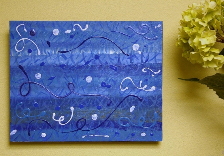 Original acrylic painting on plexiglass. Size 11x14