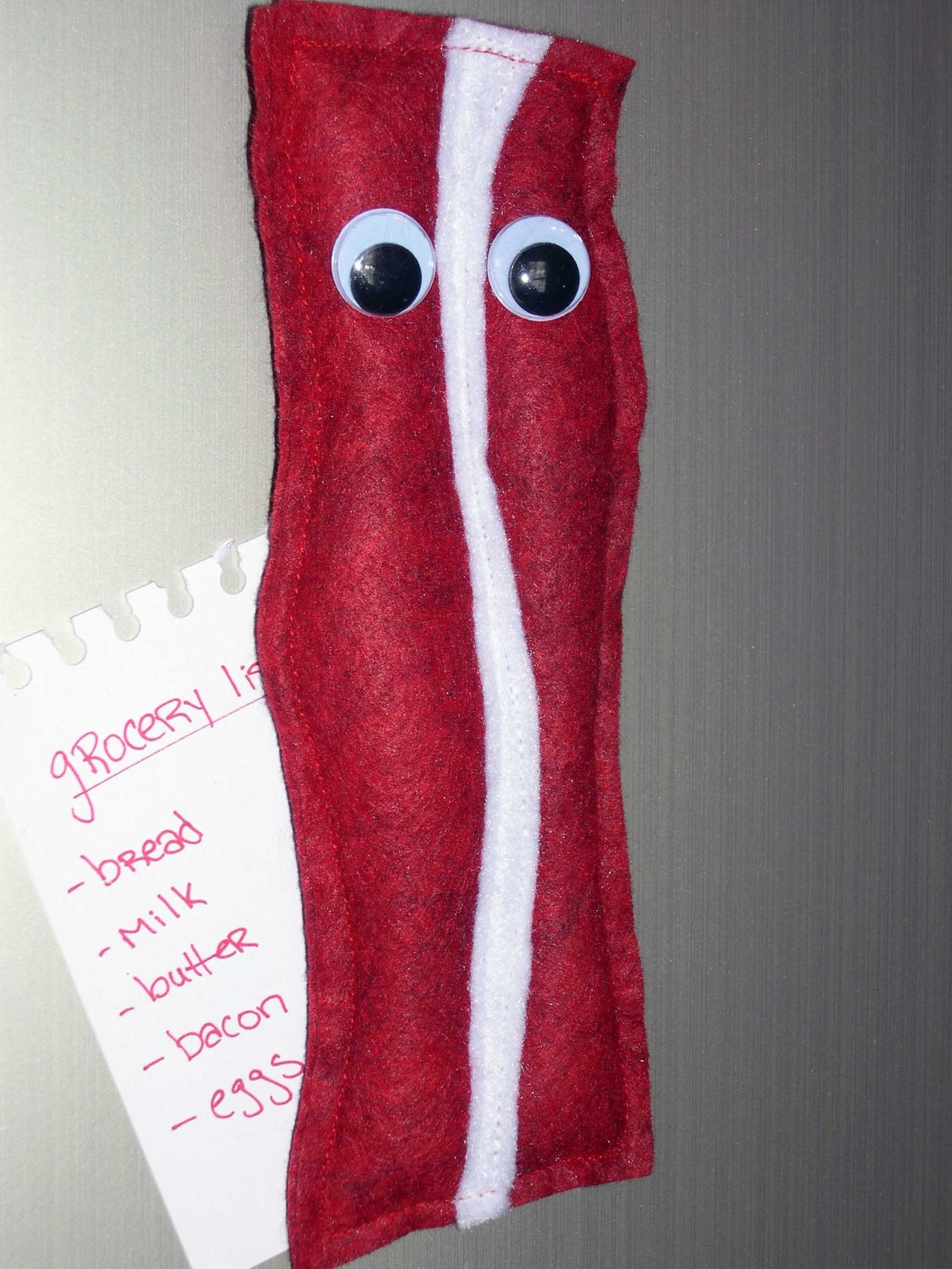 Mr. Bacon Refrigerator Magnet
