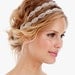READY TO SHIP Poppy Double - Crystal Headband, Rhinestone, Wedding, Bridal, Headpiece, tie on, bohemian