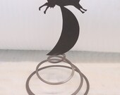 Cow Jumped Over The Moon Spring Garden Metal Art - Free USA Shipping