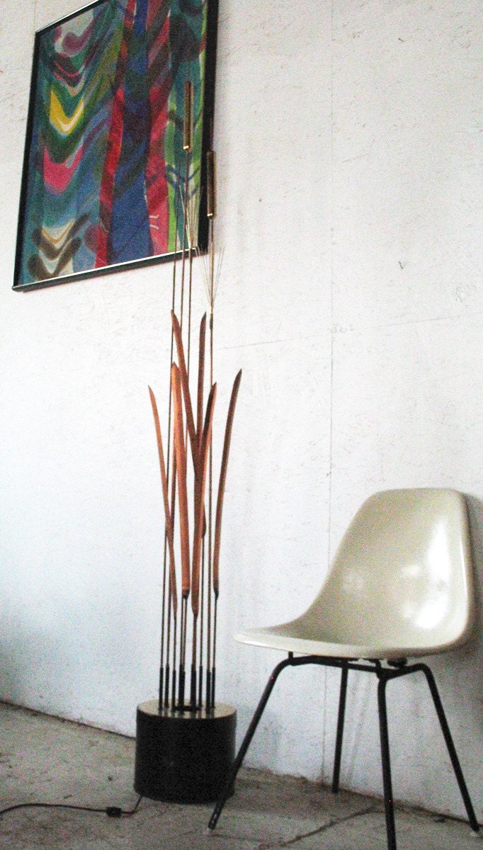 Curtis Jere floor lamp signed c 1975 mid century modern jere sculptures