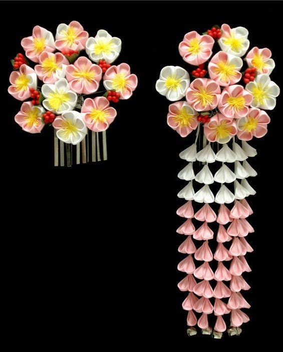 Geisha Maiko Hair Ornament Set -UME-