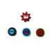 Magnet set of 4, Vegas, Gamble, Glitter