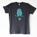 Mens Owl TShirt  -  Unisex - Alternative Apparel - Extra Small, Small, Medium, Large, Extra Large, 2X - Clothing - Blue Owl - Fall Fashion