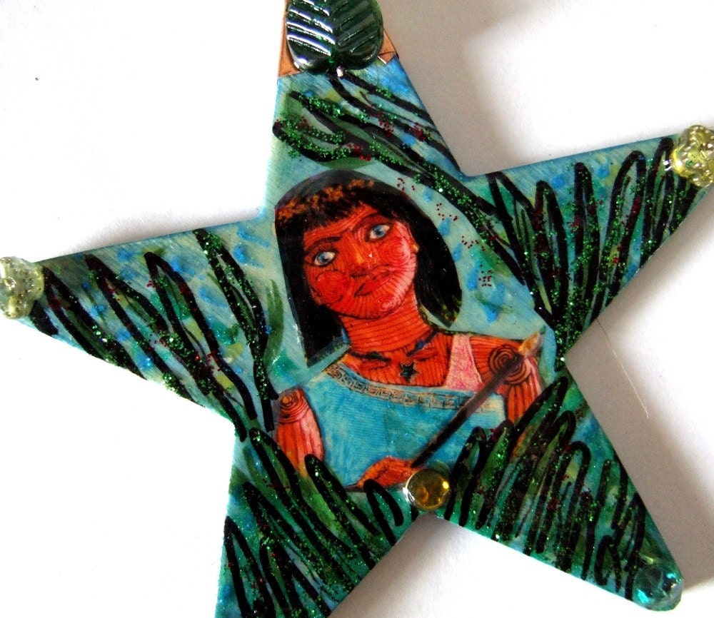 Diana Moon Star Ornament Artemis Greek Roman Goddess of Hunt Aria Game of Thrones