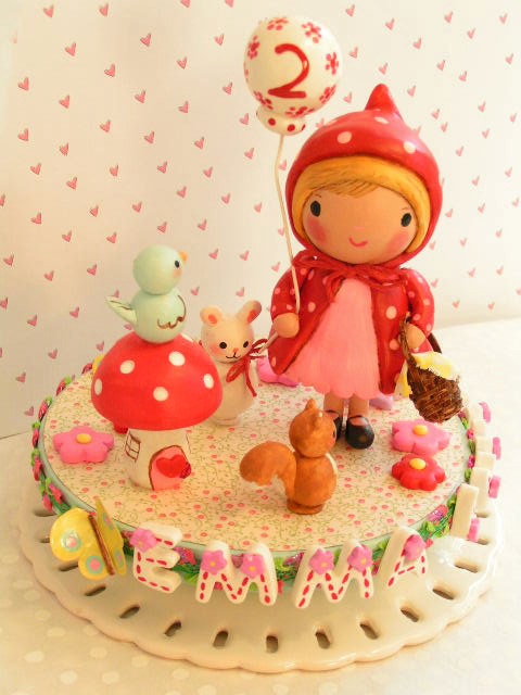 Sweetiepiecaketopper- Little Red Riding Hood - Gentle Version