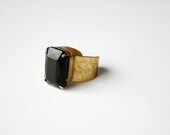 The black octagon ring
